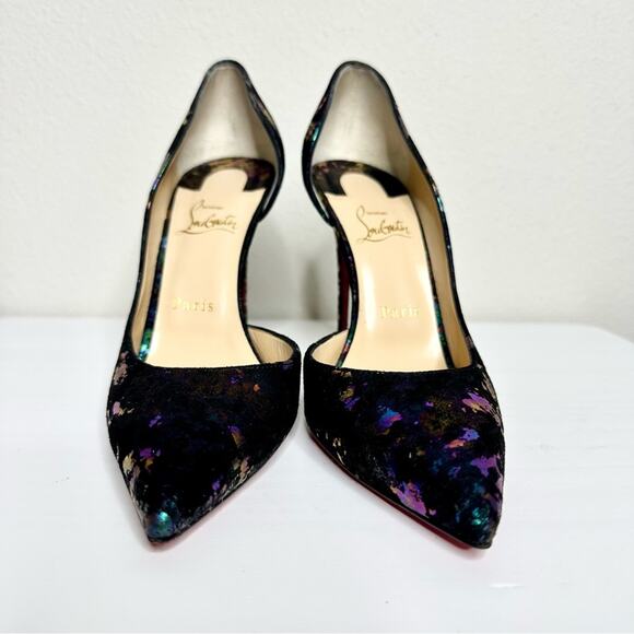Christian Louboutin Iriza Suede Milky Way Size 39 - Picture 3 of 9